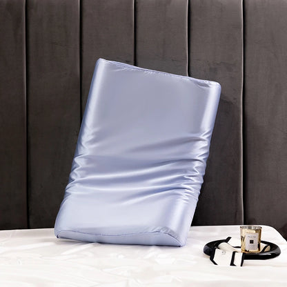 Satin Silk Pillowcase for Memory Foam and Latex Pillow Solid Cushion Cover Hair Skin Protect Decorative Case 30x50cm/40x60cm